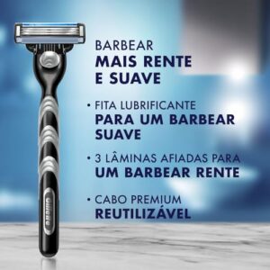 Gillette Mach3 - Carga para Aparelho de Barbear, Leve 8 Pague 6 (o pacote pode variar)