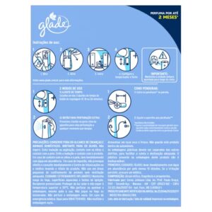 Glade Aromatizador de Ambiente Automático Toque de Maciez, Kit Aparelho e Refil, 269ml