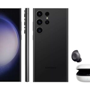 Smartphone Samsung Galaxy S23 Ultra 256GB - Preto 5G 12GB RAM + Galaxy Buds FE Sem Fio Grafite - Galaxy S23