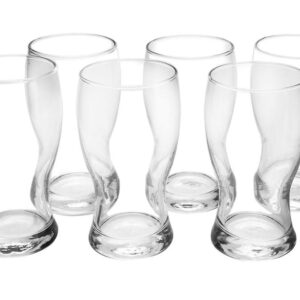 Jogo de Copos de Vidro para Cerveja 220ml - 6 Peças Nadir Frevo - Copos