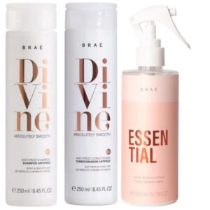 Kit BRAÉ Divine Anti Frizz Trio (3 Produtos) - Kit de Tratamento para Cabelos