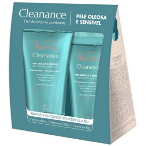 Avène Cleanance Kit Gel de Limpeza Facial Purificante 150g + 40g - Kit de Tratamento para o Rosto