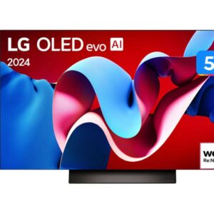 Smart TV 55" 4K LG OLED evo OLED55C4 120Hz Nativo Processador α9 Ger7 Wi-Fi e Bluetooth 4 HDMI 3 USB - TVs