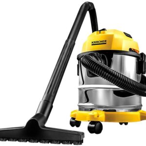 Aspirador de Pó e Água 3 em 1 Kärcher com Filtro HEPA 1700W WDL 1S Amarelo - Aspirador de Pó e Água
