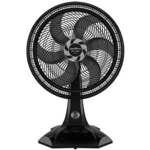 Ventilador de Mesa Britânia BVT301 30cm - 6 Pás 3 Velocidades Preto - Ventilador de Mesa