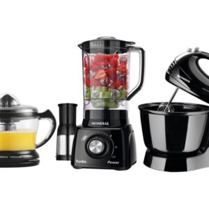 Kit KT-105-B Mondial com Liquidificador Batedeira - Espremedor - Kits Promocionais de Portáteis