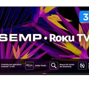 Smart TV 32" HD LED Semp 32R6610 Wi-Fi 3 HDMI 1 USB - TVs