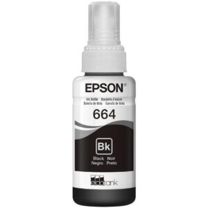 Garrafa de Tinta Epson T664120 Preto - Original - Refil de Tinta