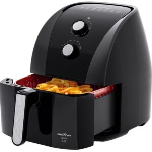 Fritadeira Elétrica sem Óleo/Air Fryer Britânia Redestone BFR50 Preta com Timer 5,2L - Fritadeira sem Óleo / Air Fryer