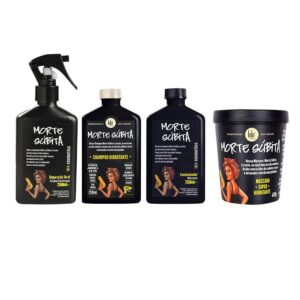 Lola Cosmetics Morte Súbita Kit Shampoo + Condicionador + Spray + Máscara - Lola From Rio - Kit de Tratamento para Cabelos
