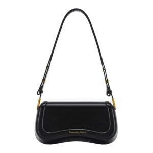 Romantic Crown Bolsa de Ombro Pequenas Feminina,Mini Bolsas Sacola Tiracolo Moderna de Couro Impermeável,Shoulder Handbag Presente Trabalho Casual Festa