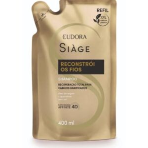 EUDORA SIAGE SHAMPOO RECONSTROI OS FIOS 400ML REFIL