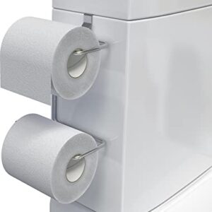 Suporte Duplo de Papel Higiênico p/Caixa Acoplada, Cromado, Stolf