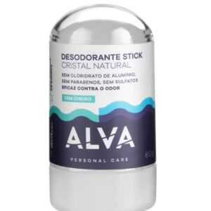 Desodorante Cristal Stick Vegano 60g Alva