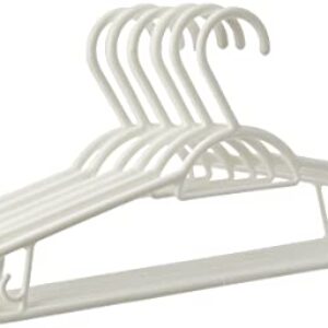 Cabide Plástico Branco Leve - 6 Pague 5, Linha Easy, Sanremo