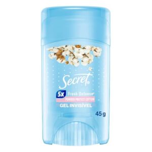 Desodorante em Gel Antitranspirante Secret Proteção de Algodão 45g