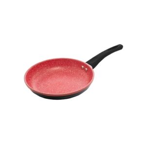 LYOR - Frigideira de Indução em Alumínio com Revestimento Cerâmico Granilite Vermelha 24cm