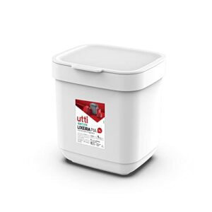 Lixeira para Pia de 3 Litros, Cor Branca, Linha Utti, Ordene