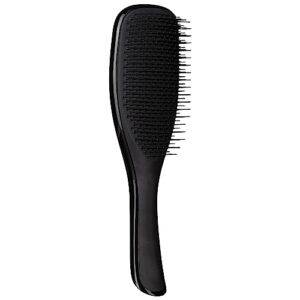 Escova de cabelo desembaraçadora The Wet Detangler Black para todos os tipos de cabelo, seco e úmido. Cor: Preta