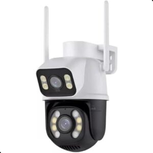 Câmera de Segurança Dupla Wi-fi Smart Angulo Duplo A28B 3mp Icsee
