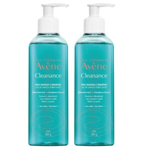 Avène Cleanance Kit com 2 Unidades Gel de Limpeza Facial 300g - Kit de Tratamento para o Rosto