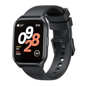 Relógio Inteligente Tranya ES10 1.83“ Tela HD Touch, IP68 à Prova d‘Água, Bateria de 7-10 Dias, Monitoramento Esportivo, Chamadas Bluetooth, Notificações, Smartwatch