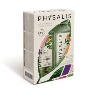 Kit Natural Vegano Physalis Shampoo (300ml) + Condicionador (300ml) - Puro Equilíbrio- Natural/Vegano