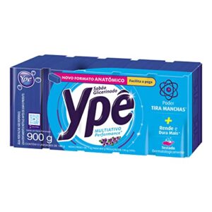 Ypê Sabão em Barra Multiativo 900g - 5 unidades de 180g