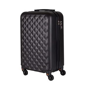 Mala de Bordo em ABS Com 4 Rodas 360 - Roncalli Alemanha Cor:Preto