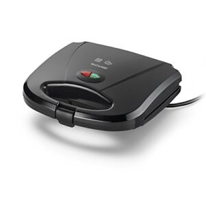 Sanduicheira Minigrill Gourmet 220V com 750W Chapa Dupla e com Revestimento Antiaderente Preta Multilaser - CE044
