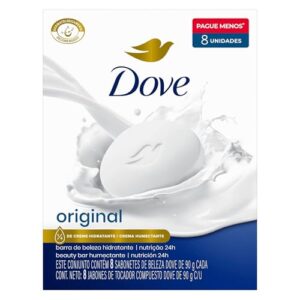 Dove Sabonete Em Barra Branco 90G - 8Un