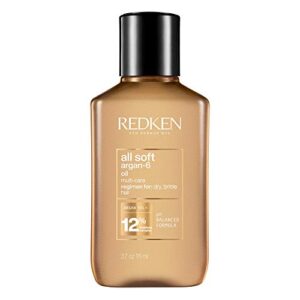 Redken Óleo Capilar All Soft Argan-6 | Para Cabelos Secos | Condiciona profundamente o cabelo, adiciona suavidade e brilho | Com Óleo de Argan | 111ml