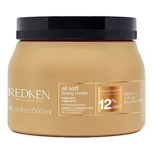 Redken Máscara de Tratamento All Soft |Tratamento Anti-frizz Para Cabelos Secos e Opacos | Promove Hidratação Profunda | Repara e fortalece | Com Óleo de Argan | 500ml
