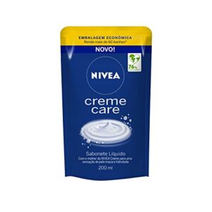 NIVEA Sabonete LÃquido Refil Creme Care 200ml - Sensação de pele intensamente hidratada com o melhor do NIVEA Creme
