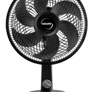 Ventilador de Mesa Mallory Turbo Compact 30 cm, Silencioso, Hélice de 6 pás, Grade Especial em Sistema TS, Máxima Vazão e MÃnimo RuÃdo - 220V
