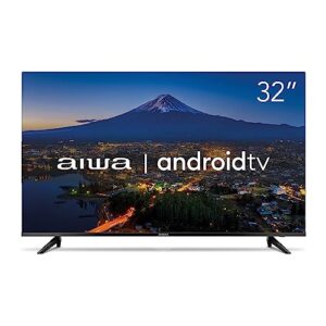 Smart TV Aiwa 32”, Android, HD, Borda Ultrafina, HDR10, Dolby Áudio - AWS-TV-32-BL-02-A