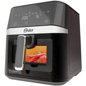 Fritadeira Elétrica Sem Óleo/Air Fryer Oster DiamondTech Preto e Prata com Timer 6L - Fritadeira sem Óleo / Air Fryer
