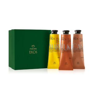 Presente Natura Ekos Amazônia em Folha Trio para as Mãos 3 un de 40 g