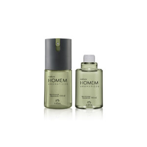 Kit Desodorante Corporal Natura Homem Aromáticos com Refil 2 un de 100 ml