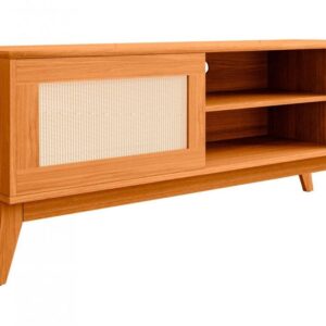 Rack para TV até 55" 1 Porta EDN Móveis Cayman - Estante Organizadora