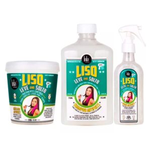 Lola Cosmetics Liso Leve and Solto Kit - Shampoo + Máscara + Spray - Lola From Rio - Kit de Tratamento para Cabelos