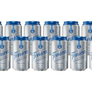Água Tônica Antarctica Zero Açúcar 350ml 12 Unidades Lata - Água Tônica