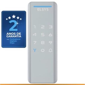 Fechadura Digital de Sobrepor, Abertura por senha ou tag, Pop, Prata, DS1100V, Elsys