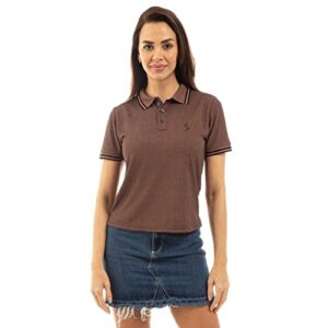 Camisa Polo Feminina em Viscose Manga Curta Conforto Casual
