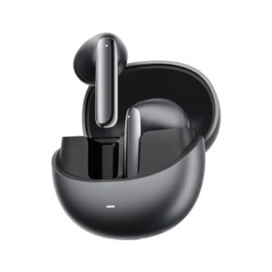 Fones de Ouvido QCY AilyBuds Pro+ ANC, Cancelamento de Ruído Ativo Fone Bluetooth 5.4, Certificação Hi-Res Audio, Conexão Multipontos, 28 Horas Reprodução (Preto)