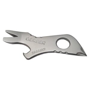 Chaveiro Gerber Gear Shard, multiferramenta, prata
