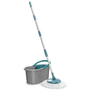 Mop Giratório Fit, Balde 8 litros, limpa, centrifuga, lava e seca, MOP5010, Flash Limp