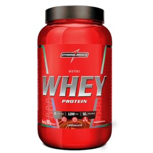 Integralmédica - Nutri Whey Protein Chocolate - Suplemento Alimentar - Fonte de Proteínas e Carboidratos - Pote 900g