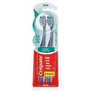 COLGATE Escova Dental Colgate 360º Original 2Unid Promo Leve 2 Pague 1
