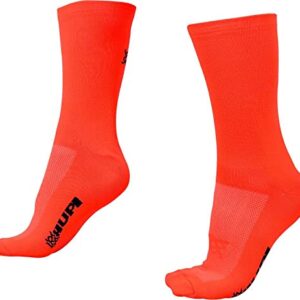 Meia HUPI Lisa Alaranjado Neon, Cor: ALARANJADO